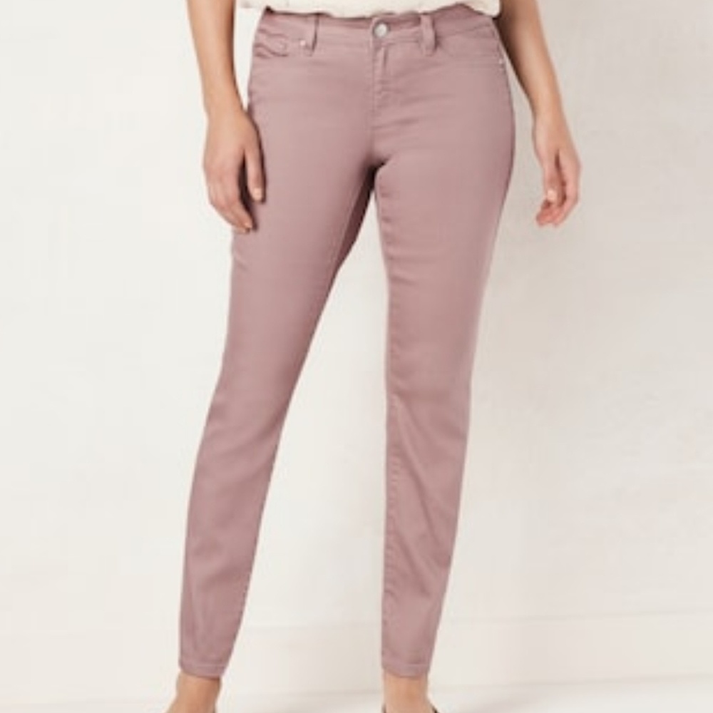 Lauren Conrad Mauve Skinny Jeans
